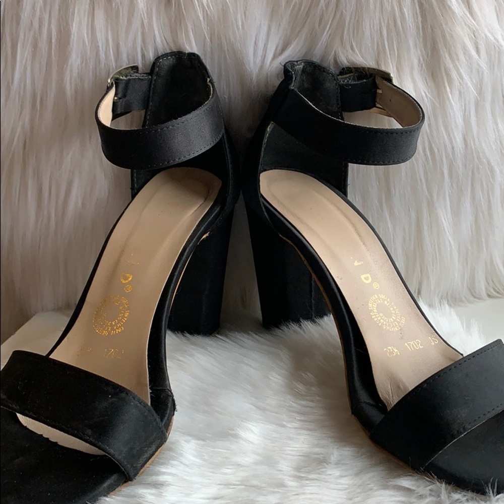 Cute black high heels